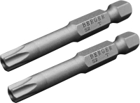 Набор бит BERGER Torx T15Hx50мм S2 / BG2413 (2шт) - 