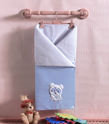 Спальный конверт Kidboo Panda (синий)