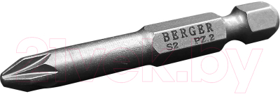 Набор бит BERGER Магнитных PZ2x50мм S2 / BG2420 (10 шт)