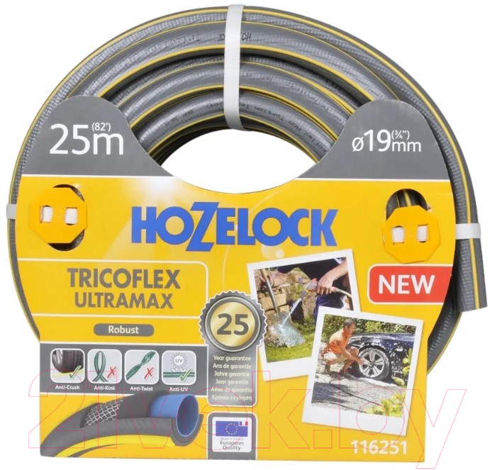 Шланг поливочный Hozelock Tricoflex Ultraflex 116251 / Б0046568