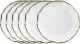 Миниатюра изображения товара Набор тарелок Lenardi Офелия 142-005 (6шт)
