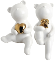 Набор статуэток Merry Bear Home Decor Влюбленные мишки / 30001285 - 