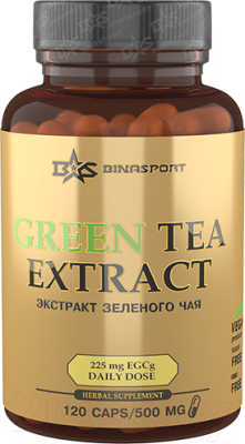 Пищевая добавка Binasport Экстракт зеленого чая (500мг, №120)
