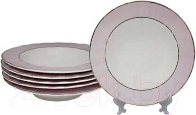 Изображение товара Набор тарелок Lenardi Розовый сад 105-347 (6шт)