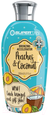 Крем для загара SuperTan Peaches Coconut & Cream Для солярия (150мл)