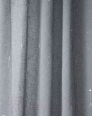 Комплект штор Pasionaria Амми 290x240 с подхватами (серый)