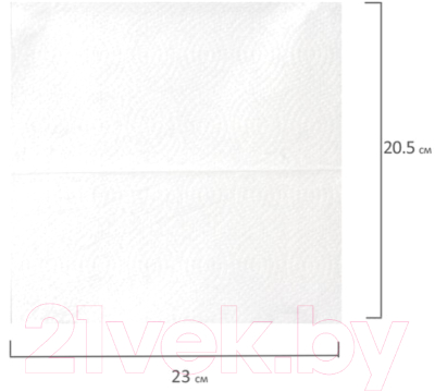 Бумажные полотенца Laima Universal White Plus / 111344