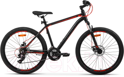 Велосипед AIST Rocky 1.0 Disс 26 2022 (18, черный/красный)