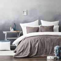 Набор текстиля для спальни Pasionaria Либерти 160x220 с наволочками (серый) - 
