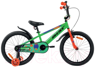 Детский велосипед AIST Pluto 18 2023 (18, зеленый)