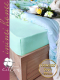 Простыня Luxsonia Трикотаж на резинке 120x200 / Мр0010-12 (ментоловый) - 