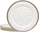 Набор тарелок Lenardi Серый шелк 145-125 (6шт) - 