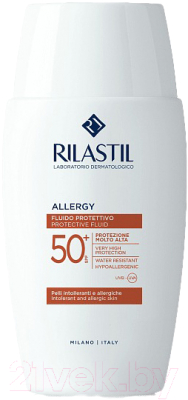 Крем солнцезащитный Rilastil Allergy Флюид для чувствительной и реактивной кожи SPF 50+ (50мл)