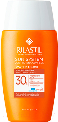 Крем солнцезащитный Rilastil Sun System Water Touch Увлажняющий флюид SPF30 (50мл)