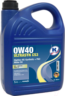 Моторное масло Kuttenkeuler Ultrasyn CS3 0W40 / 309314 (5л)