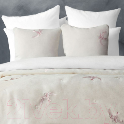 Набор текстиля для спальни Pasionaria Либерти 160x220 с наволочками (белый)