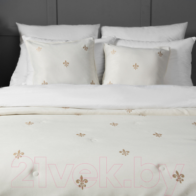 Набор текстиля для спальни Pasionaria Лилас 230x250 с наволочками (белый)