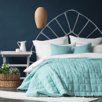 Набор текстиля для спальни Pasionaria Джерри 160x220 с наволочками (голубой) - 