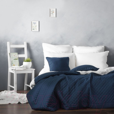 Набор текстиля для спальни Pasionaria Каспиан 160x220 с наволочками (синий)