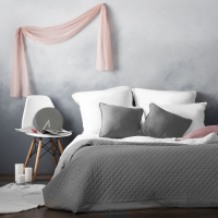 Набор текстиля для спальни Pasionaria Каспиан 230x250 с наволочками  (серый) - 