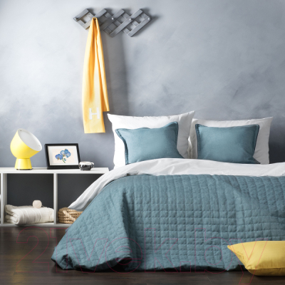 Набор текстиля для спальни Pasionaria Ибица 160x220 с наволочками (голубой)