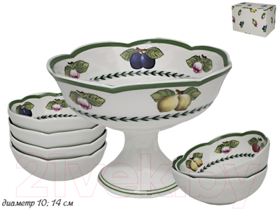 Набор столовой посуды Lenardi Фрукты 105-530
