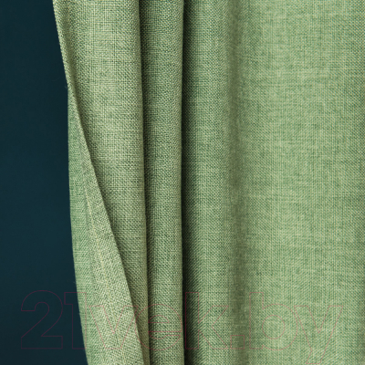Комплект штор Pasionaria Джерри 280x270 с подхватами (зеленый)