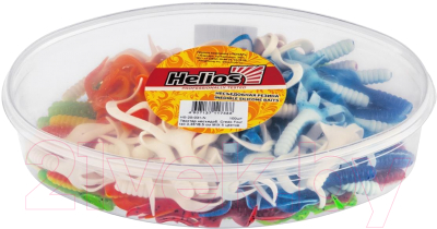 Мягкая приманка Helios Credo Four Tail Mix / HS-20-031-N (100шт)