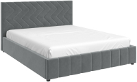 

Двуспальная кровать, Нельсон Стандарт Зигзаг 160x200 с металлокаркасом