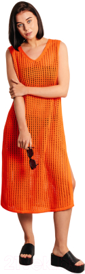 Платье Romgil ТЗ720Х (р.170-84-90, ярко-оранжевый)