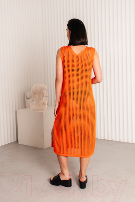 Платье Romgil ТЗ720Х (р.170-84-90, ярко-оранжевый)