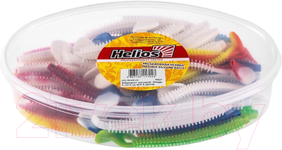 Мягкая приманка Helios Shaggy Mix / HS-18-031-N (50шт)