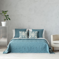 Набор текстиля для спальни Pasionaria Диана 230x250 с наволочками (голубой) - 