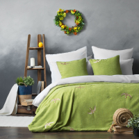 Набор текстиля для спальни Pasionaria Либерти 230x250 с наволочками (зеленый) - 
