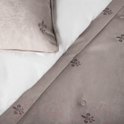 Набор текстиля для спальни Pasionaria Лилас 160x220 с наволочками (капучино)