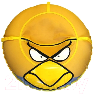 Тюбинг-ватрушка Иглу Crazy Birds 100 (желтый)