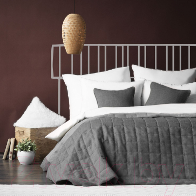 Набор текстиля для спальни Pasionaria Джерри 160x220 с наволочками (серый)