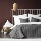 Набор текстиля для спальни Pasionaria Джерри 160x220 с наволочками (серый) - 
