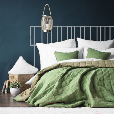 Набор текстиля для спальни Pasionaria Джерри 230x250 с наволочками (зеленый)
