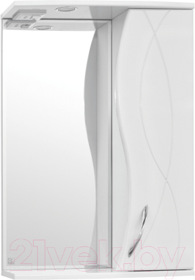 Шкаф с зеркалом для ванной Style Line Амелия 55см (с подсветкой)