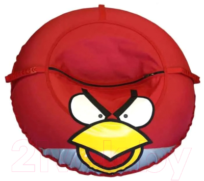 Тюбинг-ватрушка Иглу Crazy Birds 100 (красный)