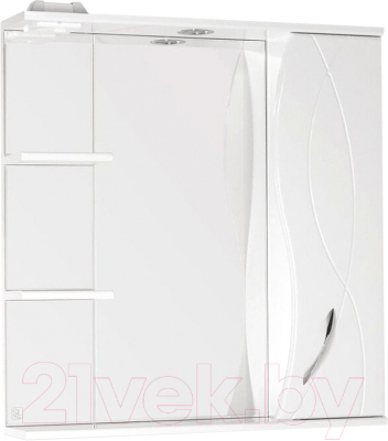Шкаф с зеркалом для ванной Style Line Амелия 70см (с подсветкой)