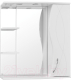 Шкаф с зеркалом для ванной Style Line Амелия 80см (с подсветкой) - 