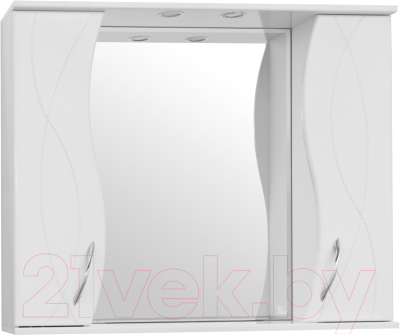 Шкаф с зеркалом для ванной Style Line Амелия 100см (с подсветкой)