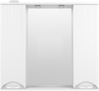Шкаф с зеркалом для ванной Style Line Жасмин 90 (с подсветкой) - 