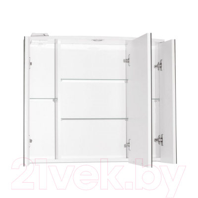 Шкаф с зеркалом для ванной Style Line Жасмин-2 80 (с подсветкой)