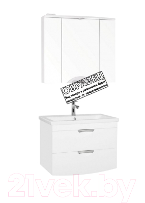 Шкаф с зеркалом для ванной Style Line Жасмин-2 100 (с подсветкой)