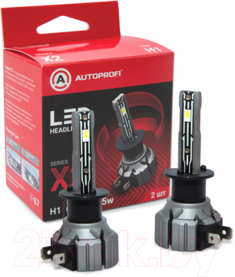 Комплект автомобильных ламп Autoprofi X2-H1 (2шт)