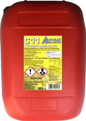 

Антифриз ALPINE, Желтый, Kuhlerfrostschutz C11 / 0101143