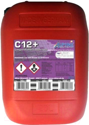 

Антифриз ALPINE, Фиолетовый, Langzeit-Kuhlerfrostschutz C12+ / 0101203